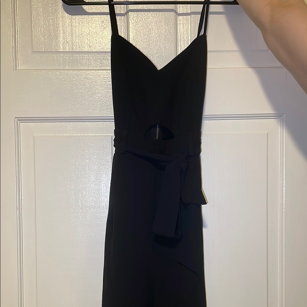 Elegant Black Sleeveless jumpsuit